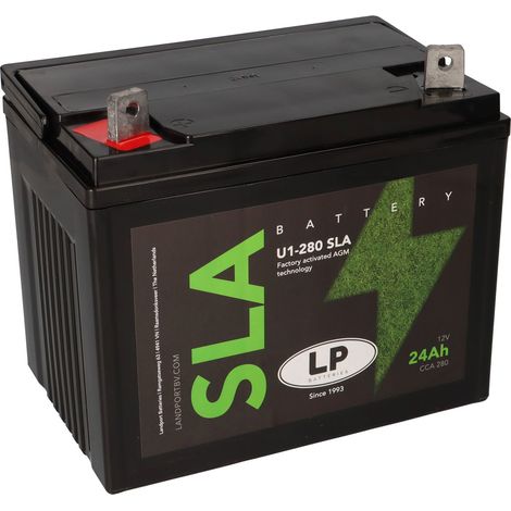 AGM Batterie 12V 24Ah für Rasenmäher Rasentraktor LS U1-280 SLA