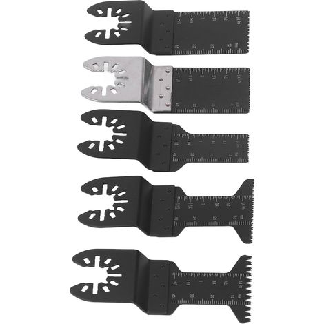 23 lames de scie oscillante universelles, accessoires à changement rapide, kit de coupe pour bois et métal, multifonction (1/5)