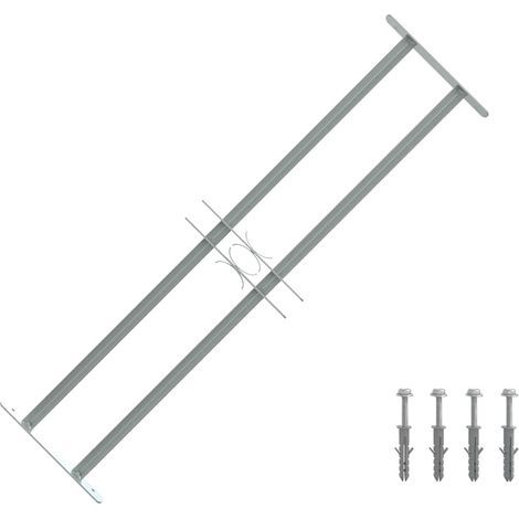 Grille de fenêtre réglable à 2 barres transversales 700-1050 mm (1/5)