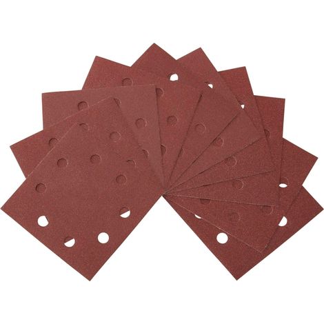 Foglio abrasivo DEWALT - grana 80 - 115 x 115 mm - 10 pezzi - DT3022 (1/2)
