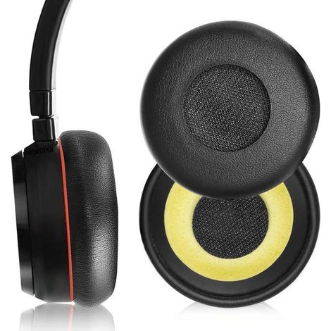 Coussinets, embouts et coussinets de rechange (1 paire) pour Jabra Evolve 20, 20se, 30, 30II, 40, 65 et 65+ (1/4)