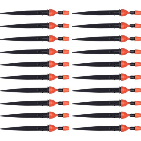 20 Goutteurs Irrigation Réglables Micro Asperseurs pour Tuyaux 4/7, Arrosage Jardin Système, Buse Arroseur (1/5)