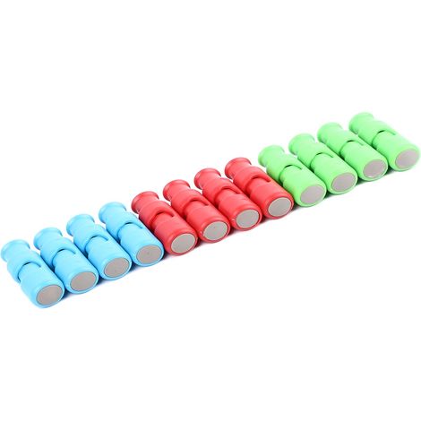 Lot de 12 clips de fermeture pour sacs à pain, en plastique ABS robuste, disponibles en 3 couleurs, faciles à utiliser, adaptés à la maison, à la cuisine et aux voyages.