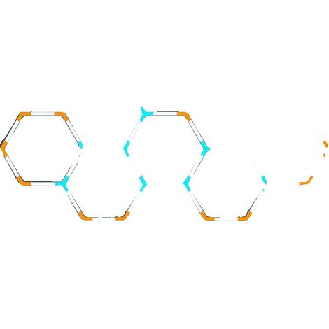 Lámpara de techo LED para garaje, diseño hexagonal, de bajo consumo, HC-3712 (1/2)