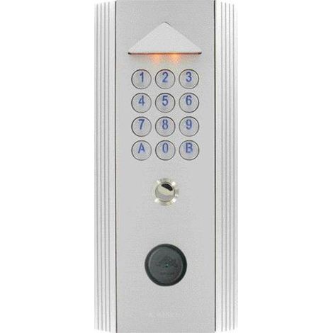 Noralsy – Clavier électronique à encastrer 12V AC DC – Touches braille rétro-éclairées 16 mm – 3 relais de sortie pour entrée d'immeuble