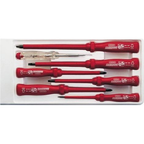 Brüder Mannesmann Set di cacciaviti elettrici, 7 pezzi M 1187-PROFI (1/3)