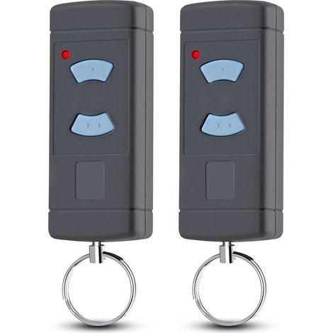 Lot de 2 télécommandes garage Horman HSE2-868, HSM4-868, HS4-868, adaptées aux boutons bleus, fréquence 868,3 MHz, compatible portail. (1/5)