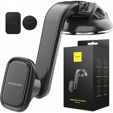 Soporte magnético para coche Spacecase SC11 Dash, negro (1/5)
