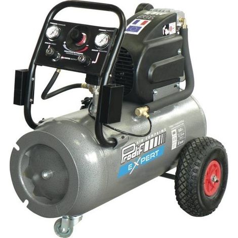 Compresseur Mobile 50 L - 230v Avec Tableau De Regulation