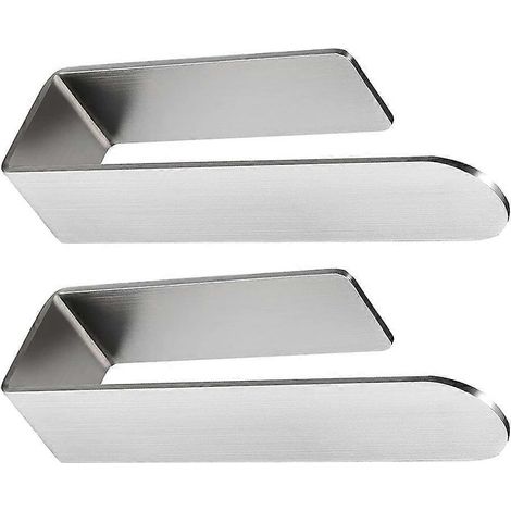 Porte-serviettes adhésif en acier inoxydable 304, barre porte-serviettes, porte-serviettes de bain auto-adhésif (1/5)