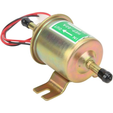 Universelle elektrische 12-V-Inline-Kraftstoffpumpe für Niederdruck-Gleichstrom (Auto, LKW, Boot) HEP02A (1/4)
