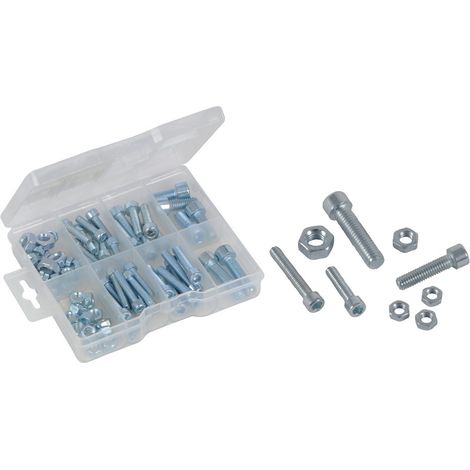 Fixman 520988 Cap Screws and Nuts Pack 75pce (1/3)