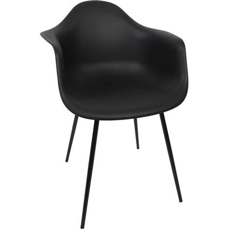 Fauteuil GUSTAV noir (1/5)