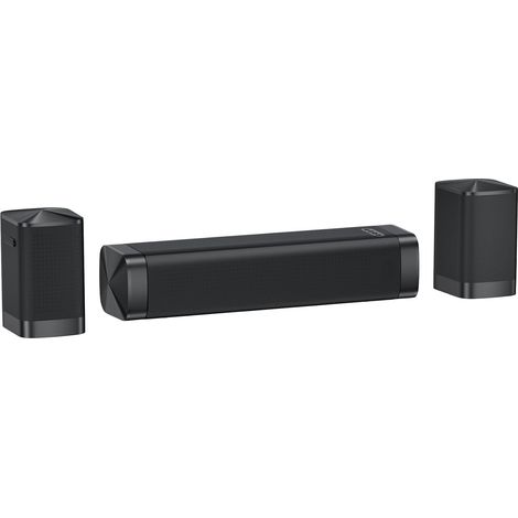Soundbar with Dolby Audio, 2026 Update - Removable 3-in-1 Model for TV, 2 Built-in Subwoofers, 160W Power, Surround Sound for Home Theater, TV, PC, Gaming, Projector (1/5)