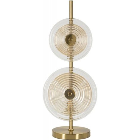 Lampada da tavolo in vetro e metallo Venice