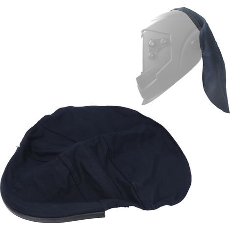 Schweißhelmvisier, flammhemmendes Baumwollvisier mit Druckknopfverschluss, komplettes Schutzzubehör. Kompatibel mit den meisten Schweißhelmvisieren. (1/5)