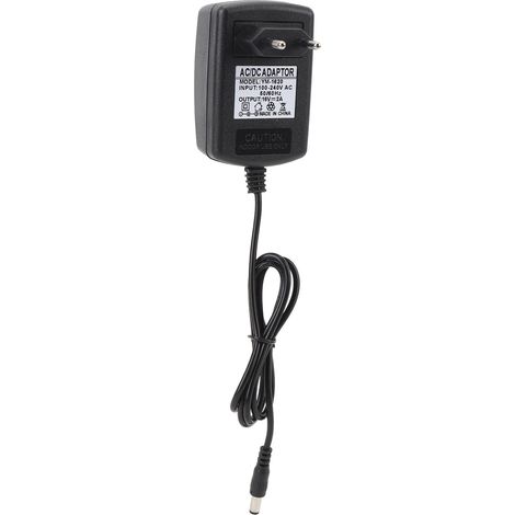 Adaptateur secteur 16 V 2 A, câble de 94 cm (37 pouces), prise européenne, connecteur 5,5 x 2,5 mm. Compatible haut-parleur, panneau publicitaire LED, écran LED, console de jeux et téléphone. (1/5)