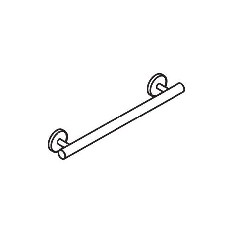HEWI 950.36.11090 99 Poignée de maintien, L:400 mm, Ø:33 mm, plastique (1/2)