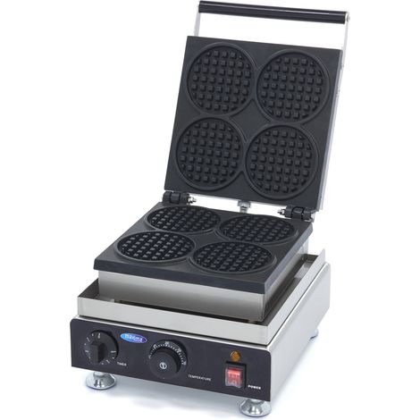 Gaufrier - 4 gaufres - Mini ronds - Maxima