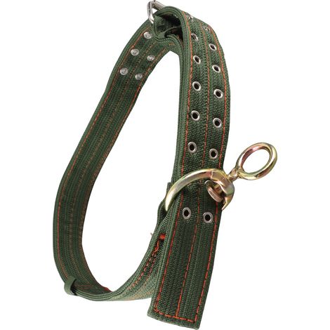 Collier Bovin Ceinture Transport Vache Réglable Longueur Sangle Cou Toile Matériel Élevage M 4,5x124 cm pour Bétail sous 750 kg (1/5)