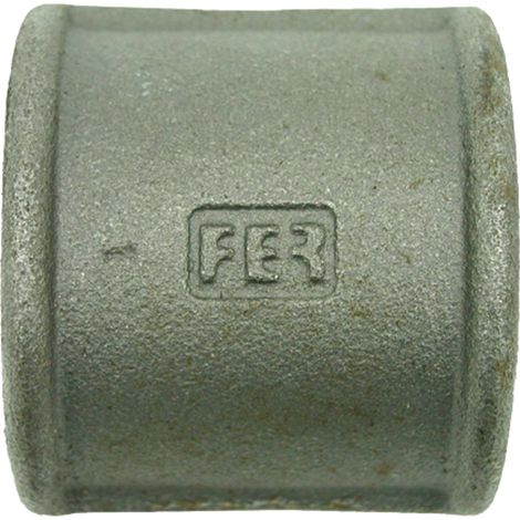 Manguito de acoplamiento de hierro fundido galvanizado 2x GW 3/8 pulgadas