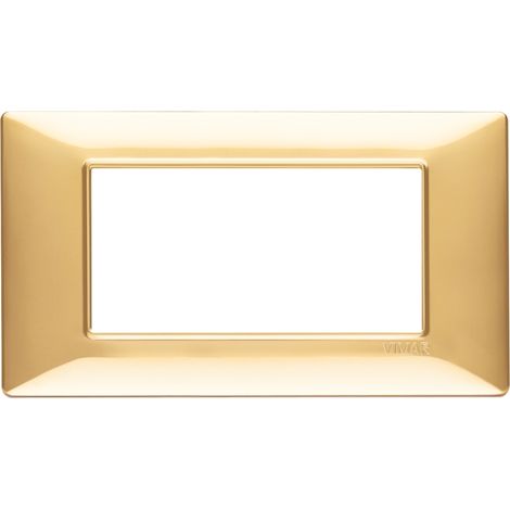 VIMAR - 14654.24 Placca 4M oro lucido