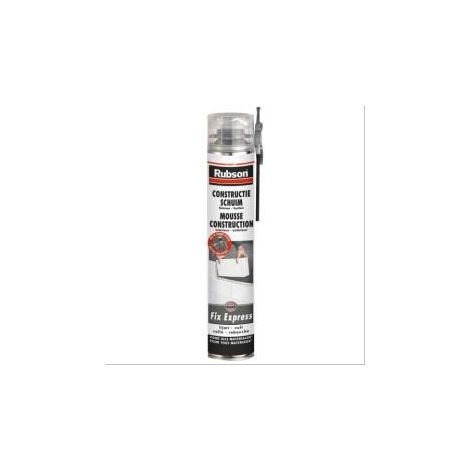 Mousse PU adhésive Rubson Fix Express - 12 cartouches de 750ml