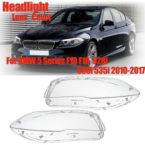Frontscheinwerfer-Abdeckung für BMW 5er F10 F18 528i 530i 535i (2010–2017), transparent, rechts