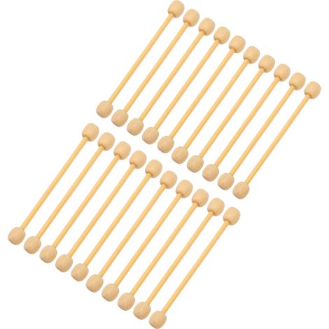 20 Mini-Holzstangen zum Aufhängen von Wandteppichen, DIY-Bambusholz-Mini-Wandteppichstangen, Holzstäbe für Bastelarbeiten (1/5)