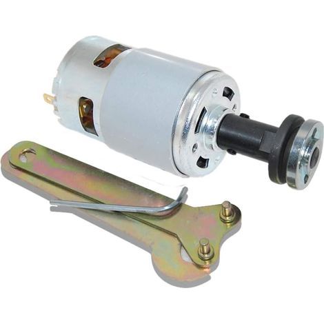775 DC Gear Motor 12V/24V Double Ball Bearing Large Torque with M10 Saw Balde Connecting Rod for DIY Parts