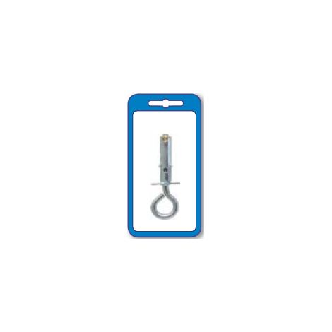 MASIDEF - 6 MINI TASSELLI ACCIAIO OCCHIOLO CHIUSO - 6X30 MM