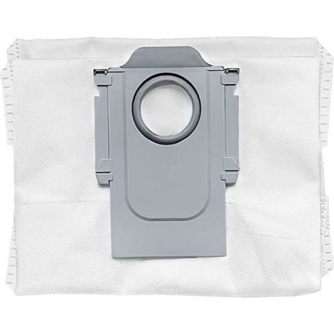Sacs à Poussière pour Robot Aspirateur Compatible Roborock S7 MaxV Ultra G10S Pro – Accessoires de Remplacement Haute Capacité 5 Pièces, Blanc
