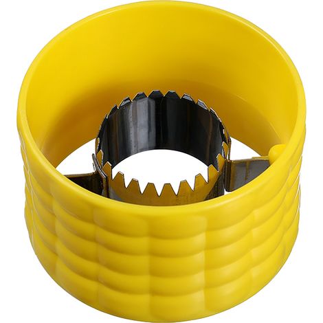 Égreneuse à maïs portable en acier inoxydable pour la cuisine, jaune (1/5)