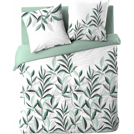 Douceur-dinterieur Eldorado set copripiumino verde 240x220 cm
