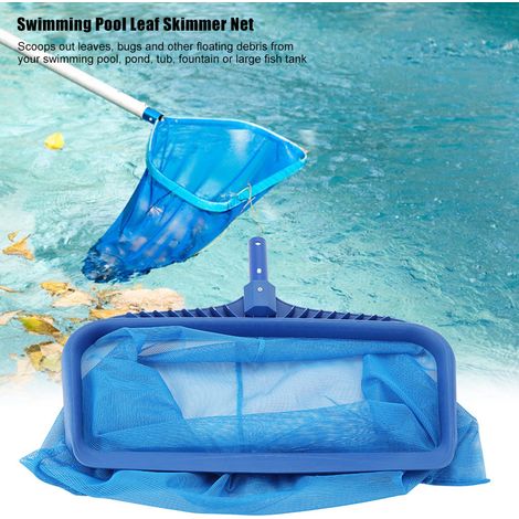 Verstärktes Skimmernetz für Pools, Tiefwassernetz für Teiche und Pools, Poolreinigungswerkzeug