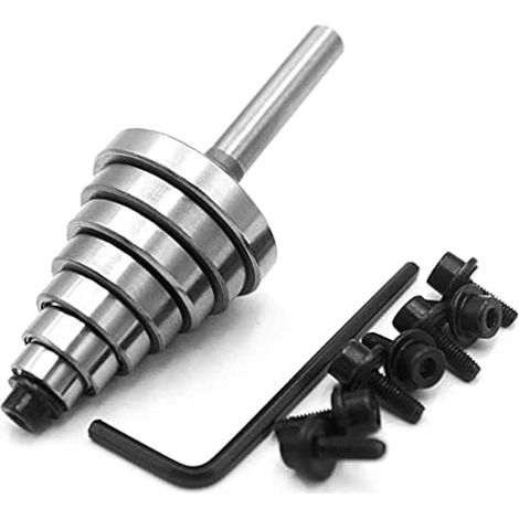 Kit de remplacement de roulements à montage supérieur multi-tailles 7 pièces pour guide de défonceuse Diamètre intérieur 3/16" Diamètre extérieur 3/8", 1/2", 5/8", 3/4", 7/8", 1", 1-1/8" (1/5)