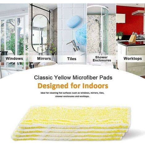 Set mit 4 Mikrofasertüchern für Kärcher Wv 2 Plus N, Wv 2 Premium, Wv 5 Plus N, Wv 5 Premium, Wv6 Plus Fensterreiniger (1/4)