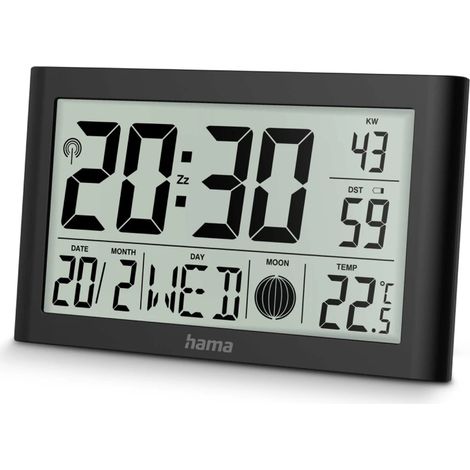 Orologio Digitale Hama Martinique Nero Elegante