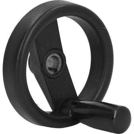 Volant à main pliable 125mm diamètre extérieur alésage 12mm en plastique pour tour fraiseuse perceuse (1/5)