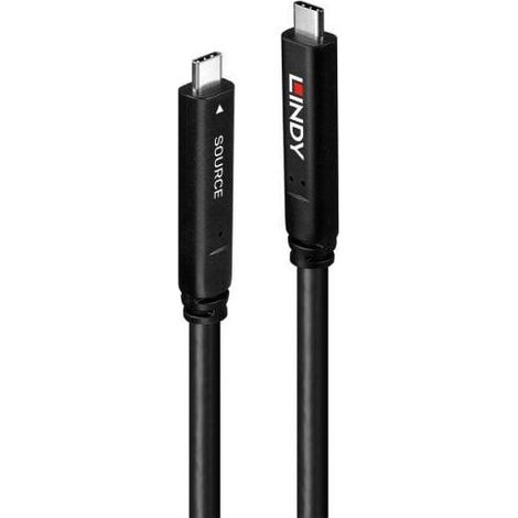 Lindy 43333 cable USB USB 3.2 Gen 1 (3.1 Gen 1) 10 m USB C Negro (1/4)