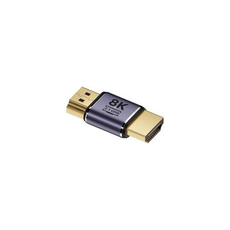 Adaptateur HDMI vers HDMI compatible Ultra HD 4K/8K, 120 Hz, HDR, eARC, VRR – Extension active jusqu’à 15 m – Norme HDMI 2.1 – Pour TV, PC, console de jeu