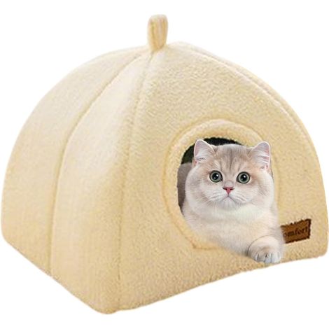Tente Maison pour Chat - Doudou Nid Douillet Chaleur pour Chats D'Intérieur (1/5)