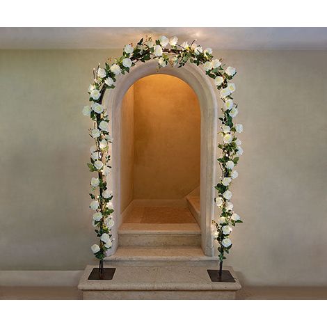 Cupido&Co. Arco Rose Bianco 180 LED H 2.300 Mm L 1.300 Mm