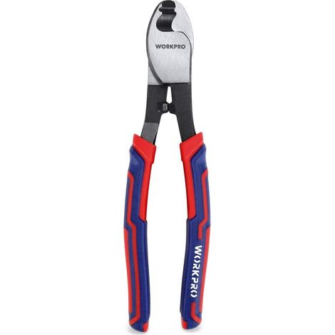 – Pince coupe-câble 210mm – Acier au chrome vanadium – Capacité de coupe jusqu'à Φ6,54mm – Poignée ergonomique antidérapante