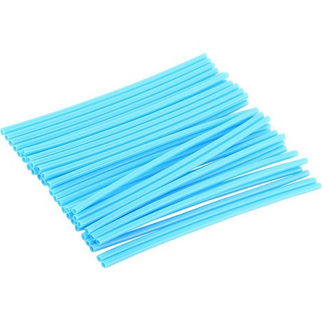 Manchons de rayons universels en plastique coloré pour moyeu de roue de moto tout-terrain 17 cm, 36 pièces/paquet (bleu ciel) (1/5)