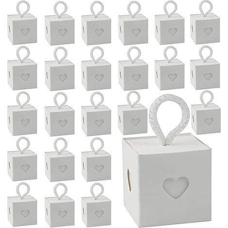 Boîte cadeau en carton kraft – 30 unités, idéale pour bonbons de mariage, chocolats ou bijoux, format pratique 12 x 9 x 5 cm (1/4)