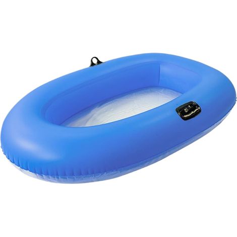 Bateau Gonflable, Radeau de Lac à Fond Transparent, Radeau Flottant De 160x110 Cm pour Détente, Loisirs Et Exploration sur l'eau