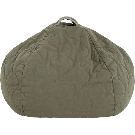 Nobodinoz LANDSCAPE Sitzsack - Runder, 65 x 40 cm, Farbe: Vetiver