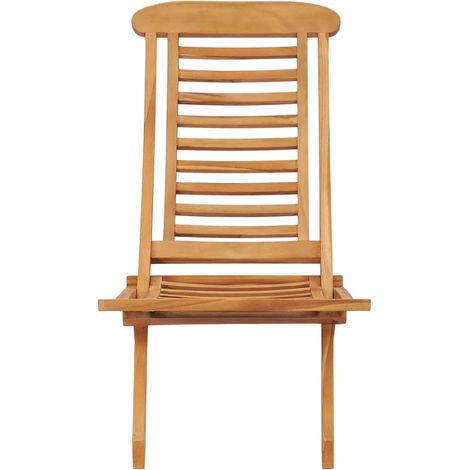 Maison Exclusive - Klappstuhl 50x90x69 cm Massivholz Teak (1/5)
