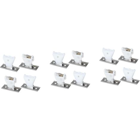 3 Ensembles Verrous de Cordon pour Stores Romains en Bambou Kit de 4 Pièces en Fer et Plastique Accessoires de Remplacement pour Stores de Maison Compatibles Usage Intérieur (1/5)